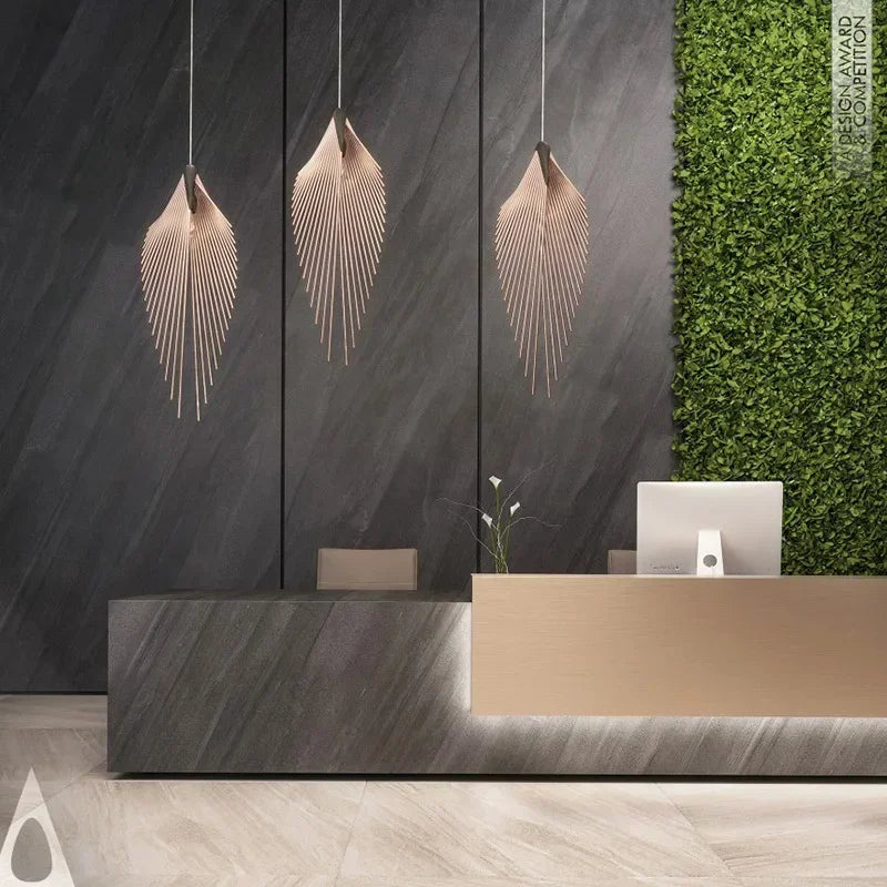 Home Decoration Salon Chandeliers Lustre Modern Nordic Metal Special-shaped Single Head Led Lights Dining Room Living Lightings