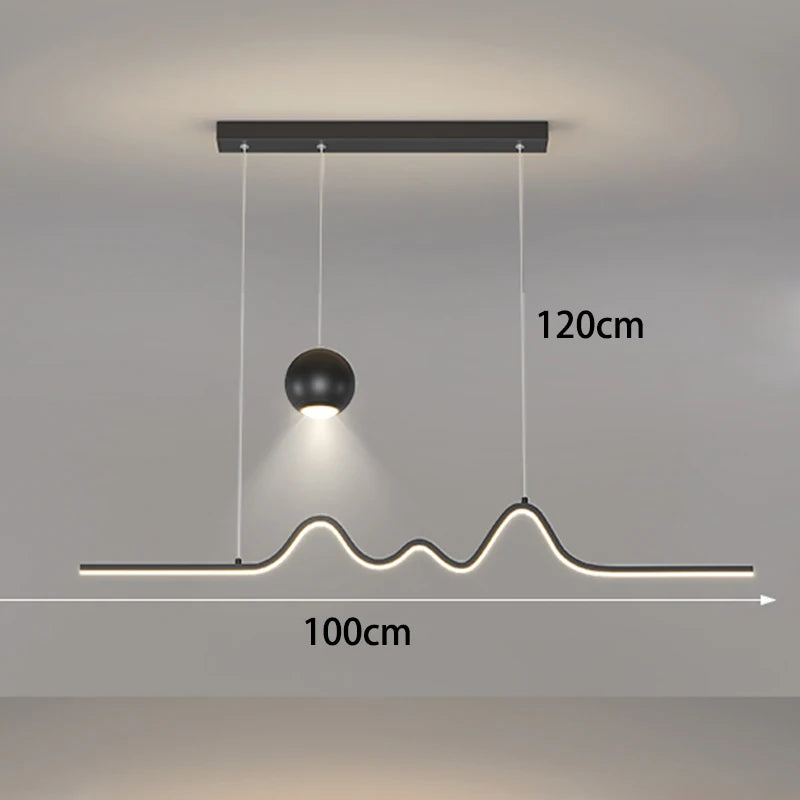 Modern home decor led lights pendant light lamps for living room Chandeliers for dining room hanging light indoor lighting